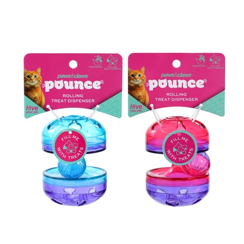 ROLLING CAT TREAT DISPENSER