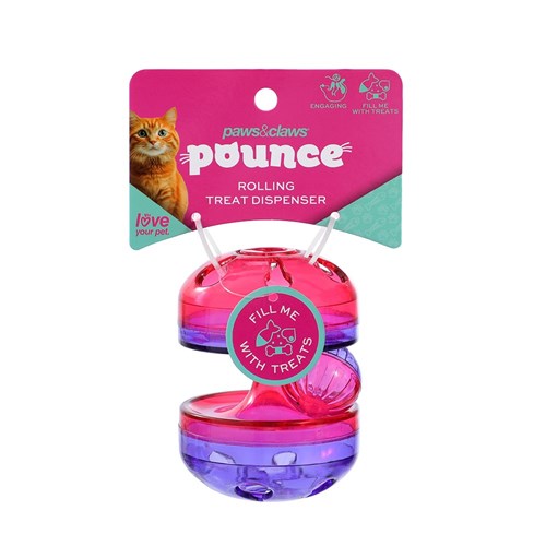 ROLLING CAT TREAT DISPENSER