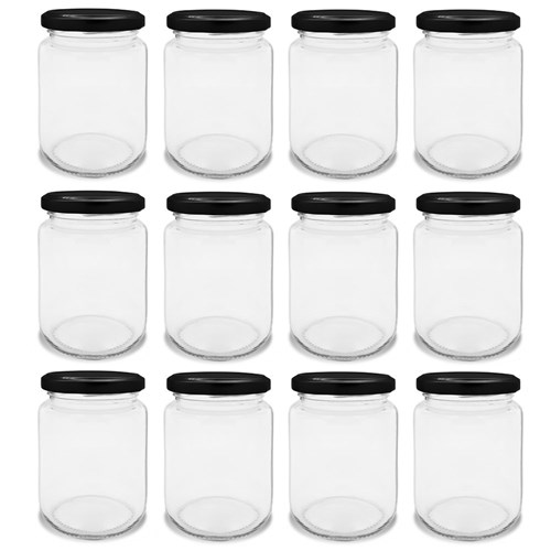 VERONA GLASS JAR 12PK 150ML