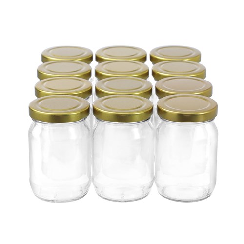 VERONA GLASS JAR 12PK 150ML