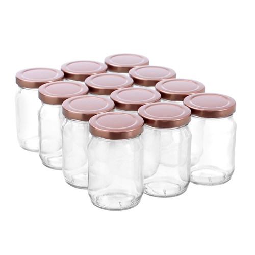 VERONA GLASS JAR 12PK 150ML