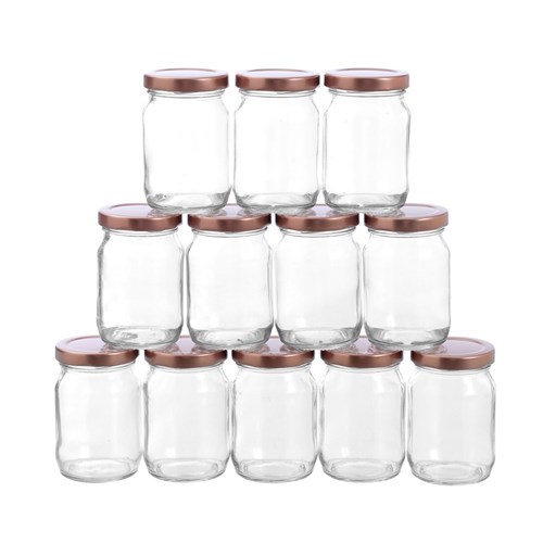 VERONA GLASS JAR 12PK 150ML
