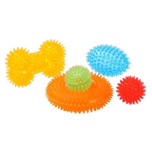 SPIKEY TPR TOYS MULTI PACK 5PC