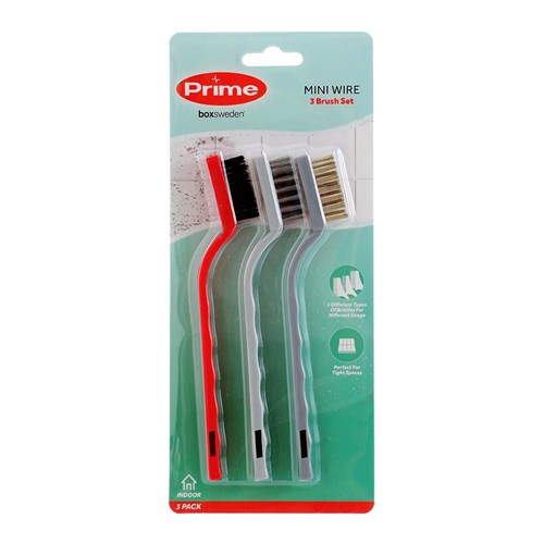 PRIME MINI WIRE BRUSH SET 3PK