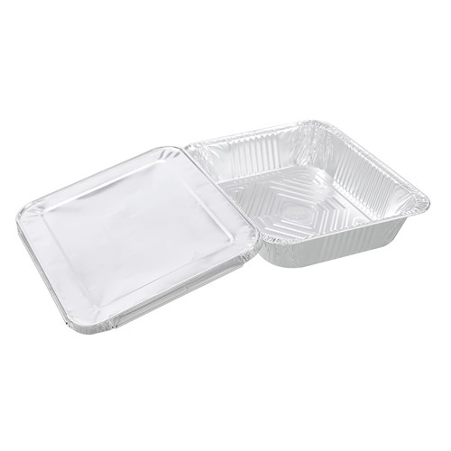 FOIL TRAY WITH FOIL LID 5PK