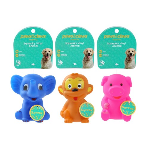 VINYL ANIMAL PET TOY