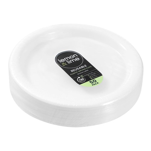 REUSABLE PLASTIC DINNER PLATE