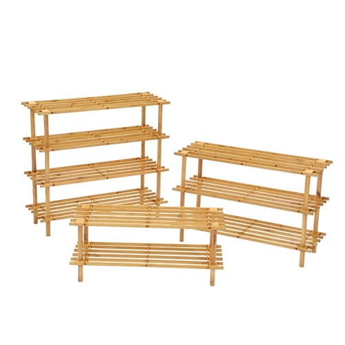 SHOE RACK 4 TIER 74X26X70CM