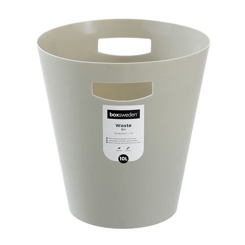 WASTE BIN 10L 28X28X30CM