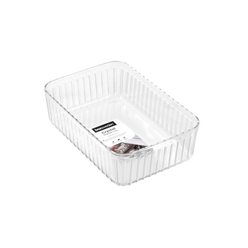 CRYSTAL RIBBED TRAY