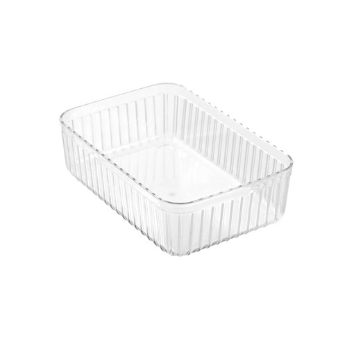 CRYSTAL RIBBED TRAY