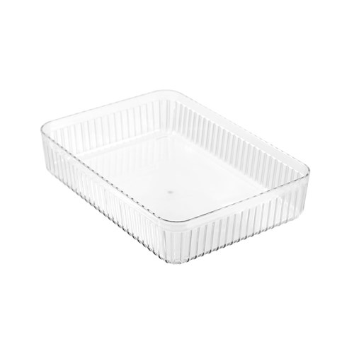 CRYSTAL RIBBED TRAY