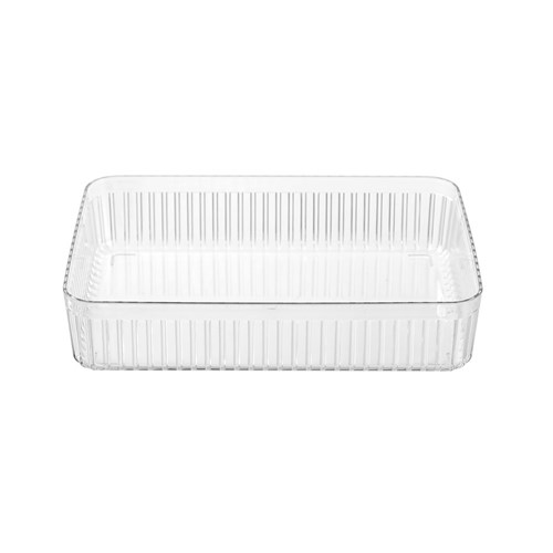 CRYSTAL RIBBED TRAY