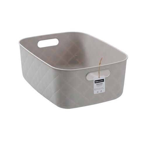 DIAMOND QUILT BASKET  M