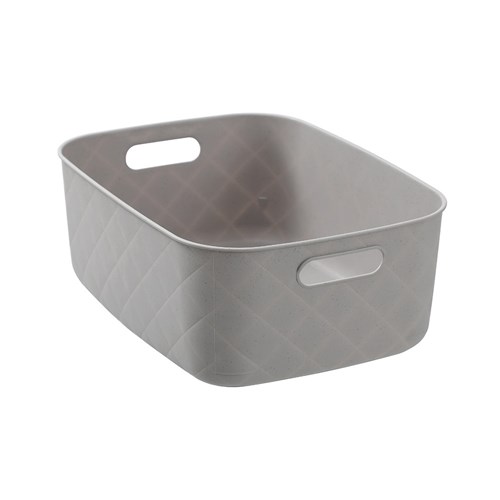 DIAMOND QUILT BASKET  M