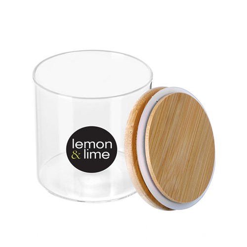 CAMDEN GLASS JAR BAMBOO LID