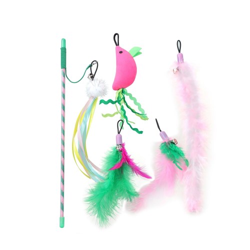 POUNCE CAT DANGLER TOY 5 IN 1