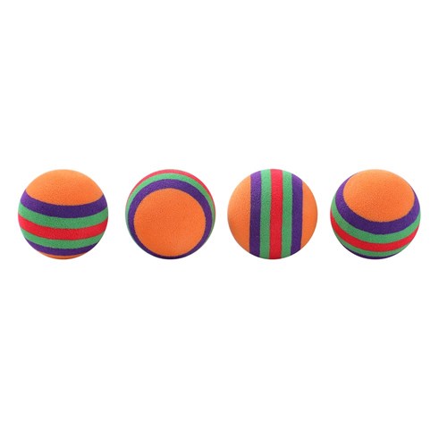 POUNCE FOAM BALLS CAT TOY 4PK