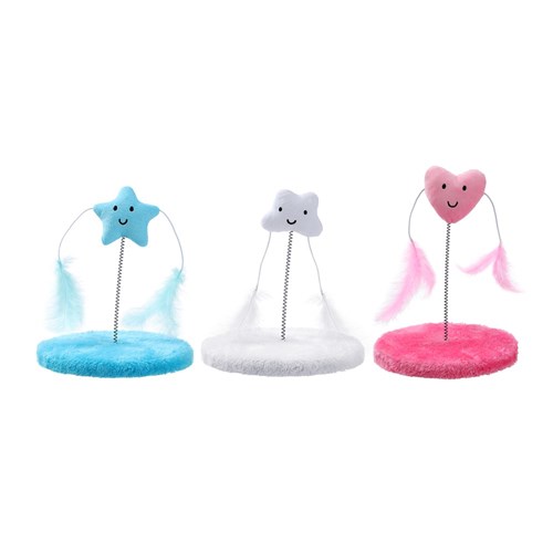 POUNCE PLUSH SPRING CAT TOY