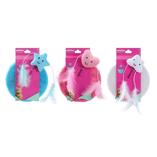 POUNCE PLUSH SPRING CAT TOY