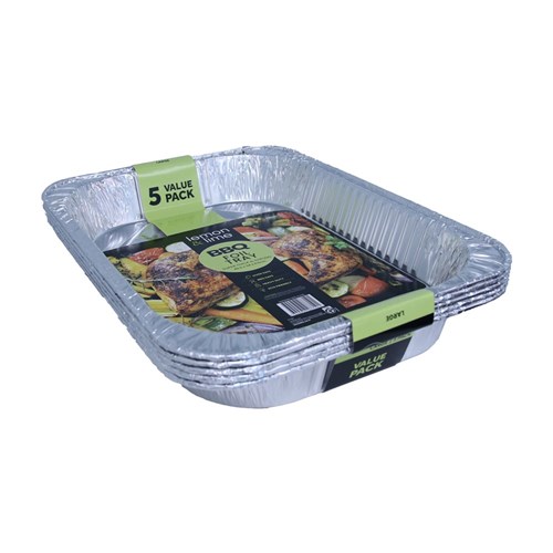 FOIL TRAY LARGE VALUE 5PK