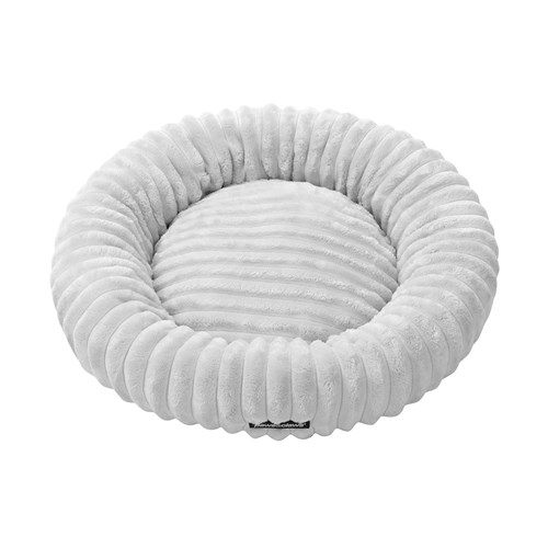 RIBBED CHINCHILLA ROUND BED