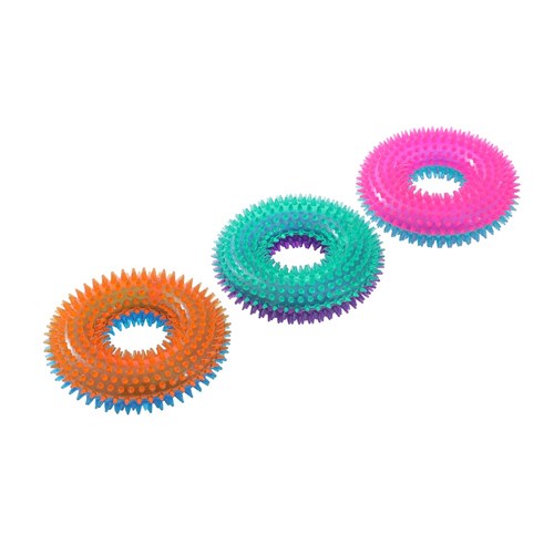 TPR SPIKEY RING 2-TONE