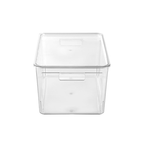 CRYSTAL STORAGE BOX LIDDED 20L