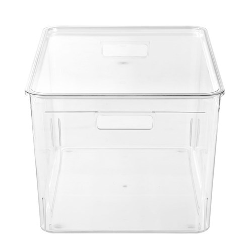 CRYSTAL STORAGE BOX LIDDED 50L