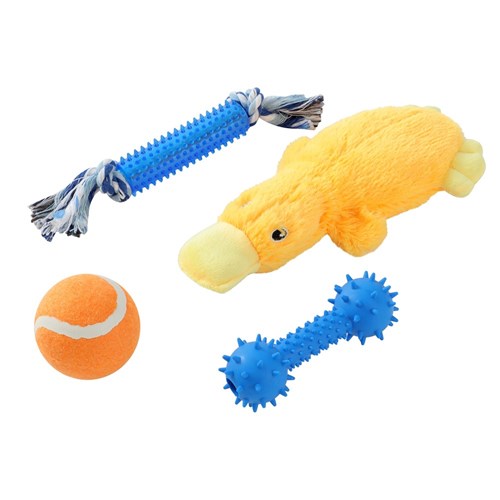 DOG TOYS 4 PACK