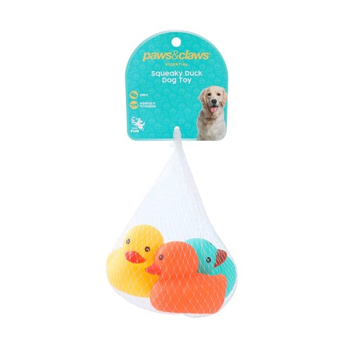 VINYL MINI SQUEAKY DUCKS 3PK