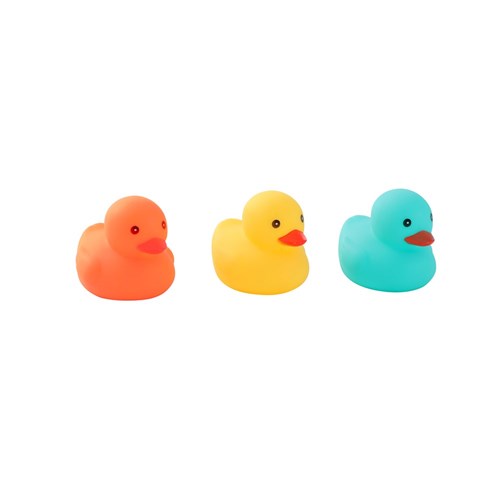 VINYL MINI SQUEAKY DUCKS 3PK