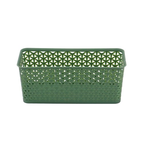 WICKER DESIGN ORGANISER BASKET