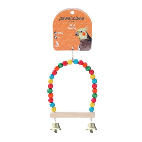 BIRD SWING WITH BELLS & BEADS