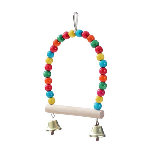 BIRD SWING WITH BELLS & BEADS
