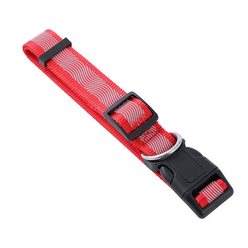 REFLECTIVE DOG COLLAR LGE