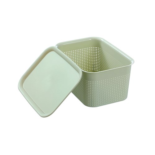 KOI LIDDED STORAGE BASKET 4.8L