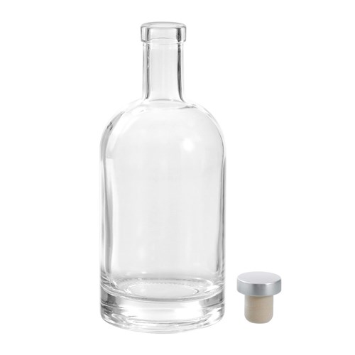 VERRE ROUND GLASS BOTTLE 500ML