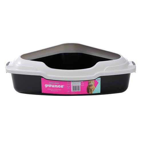 POUNCE CORNER LITTER TRAY +RIM