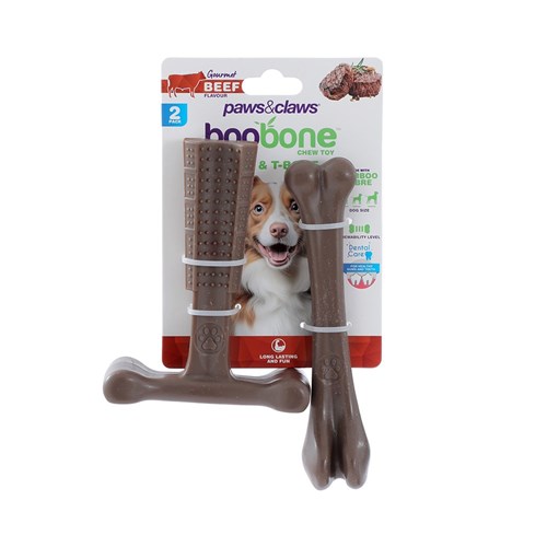 BOOBONE LGE 2PK BONE+TBONE