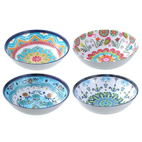 MOROCCAN  MELAMINE SALAD BOWL