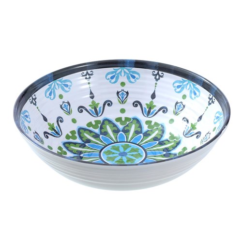 MOROCCAN  MELAMINE SALAD BOWL