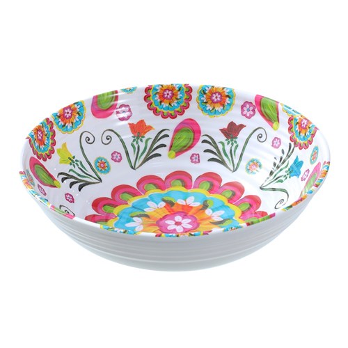 MOROCCAN  MELAMINE SALAD BOWL