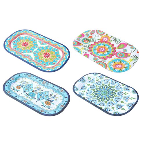 MOROCCAN MELAMINE OVAL PLATTER