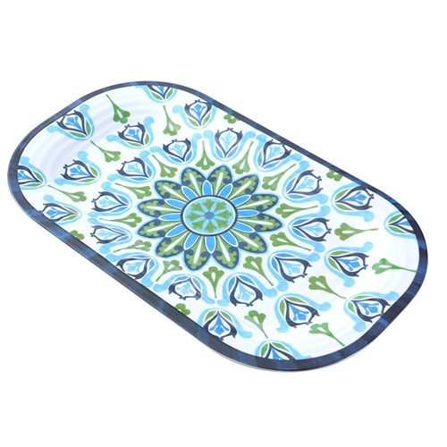 MOROCCAN MELAMINE OVAL PLATTER