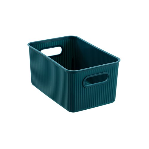 RIBBED STORAGE BASKET 6L