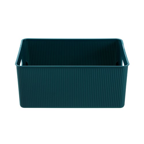 RIBBED STORAGE BASKET 16L