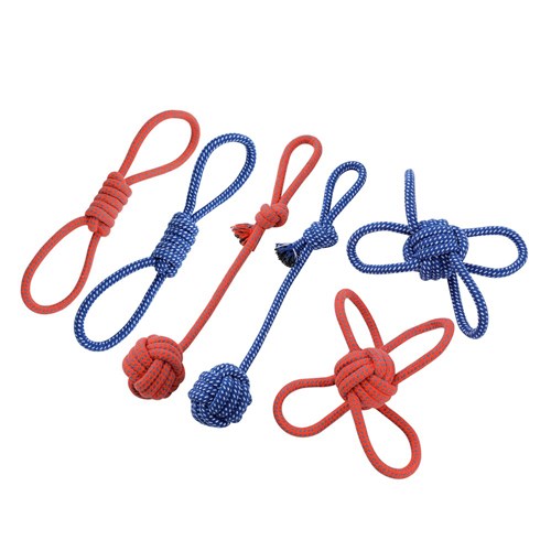 DOGGO KNOTTED WOVEN ROPE