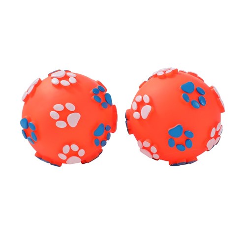DOGGO PAW PRINT BALL 2PK