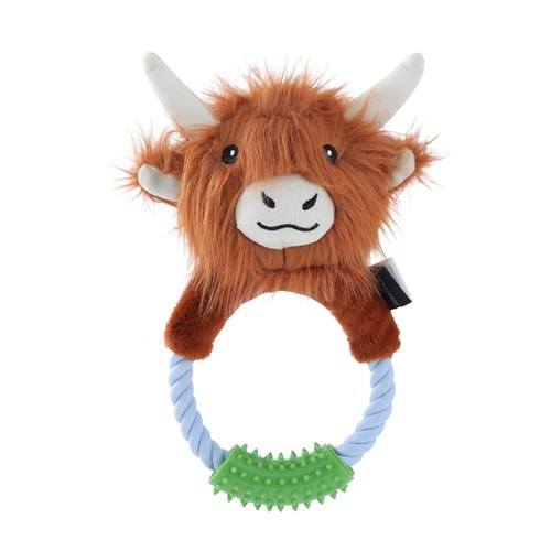 CUDDLE TUGGERS PLUSH COW ROPE